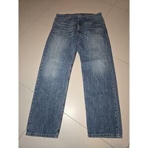 Levis 550 Blank Red Tab Mens 38 x 34 Vintage Relaxed Fit Straight Leg Blue Jeans